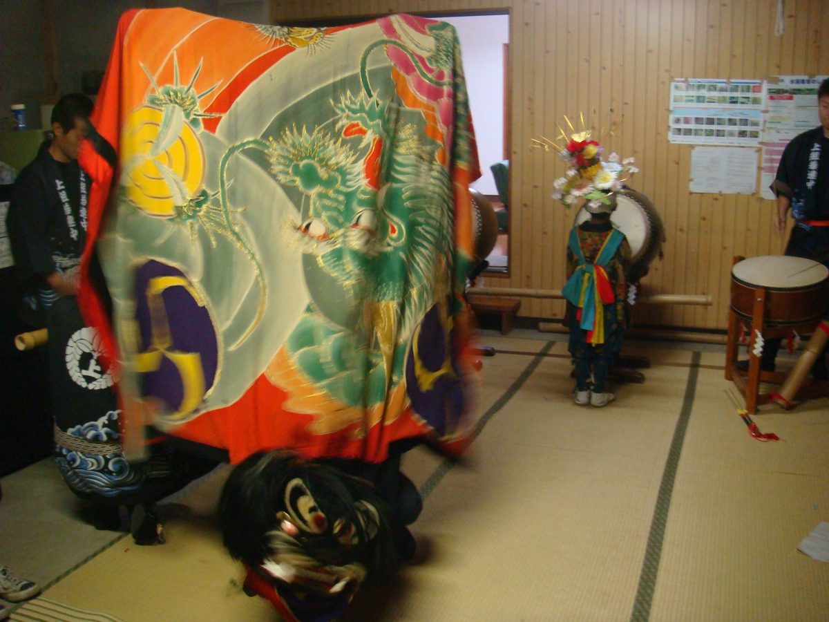 2008年 多度津町山階・当屋 秋祭り 上小原獅子組