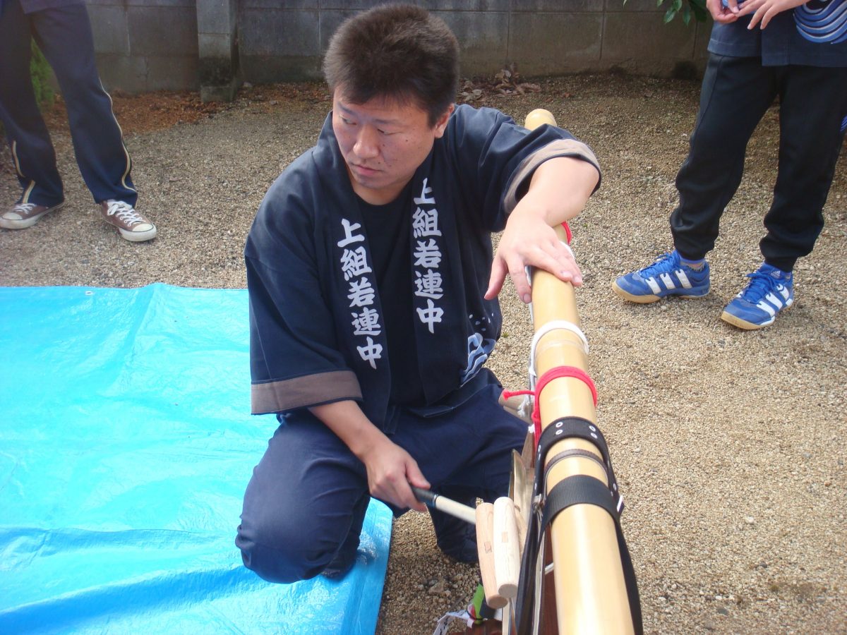 2008年 多度津町山階 秋祭り 村遣い 上小原獅子組