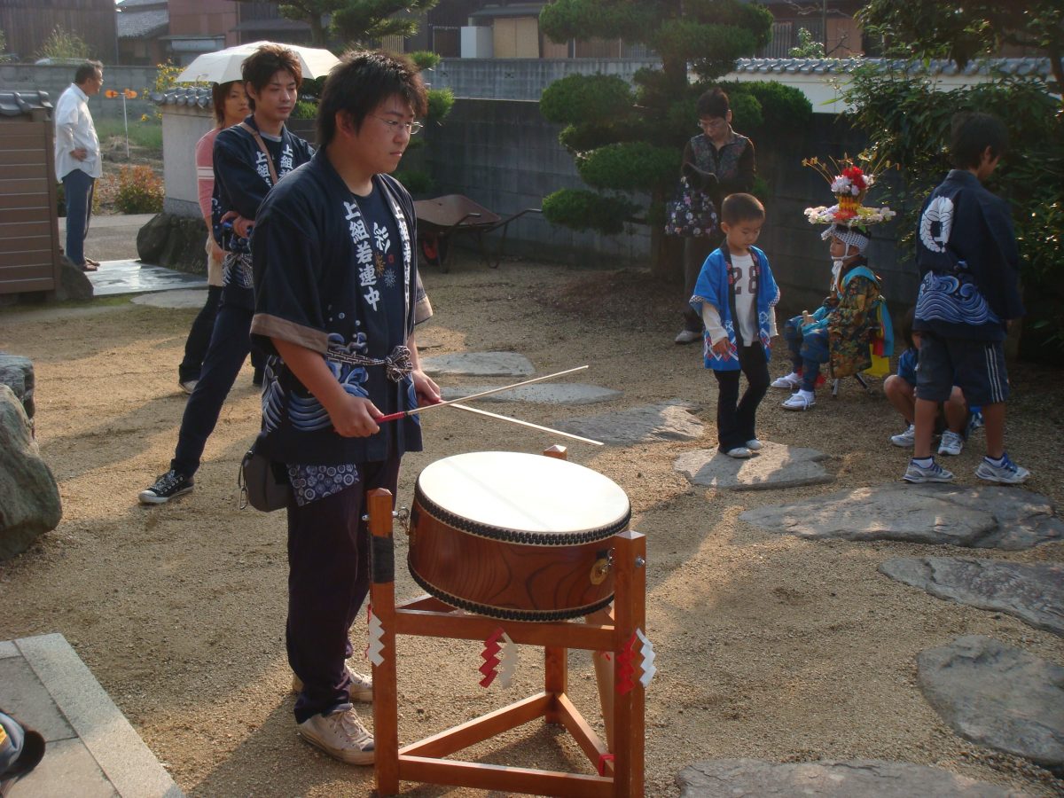 2008年 多度津町山階 秋祭り 村遣い 上小原獅子組