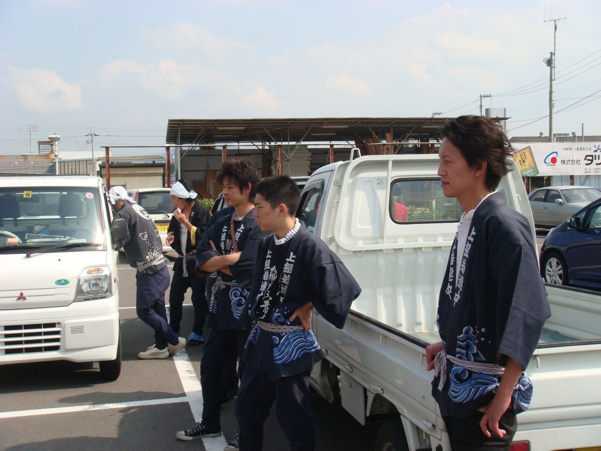 2008年 長田 in 香の香 秋祭り ヘンド獅子 上小原獅子組