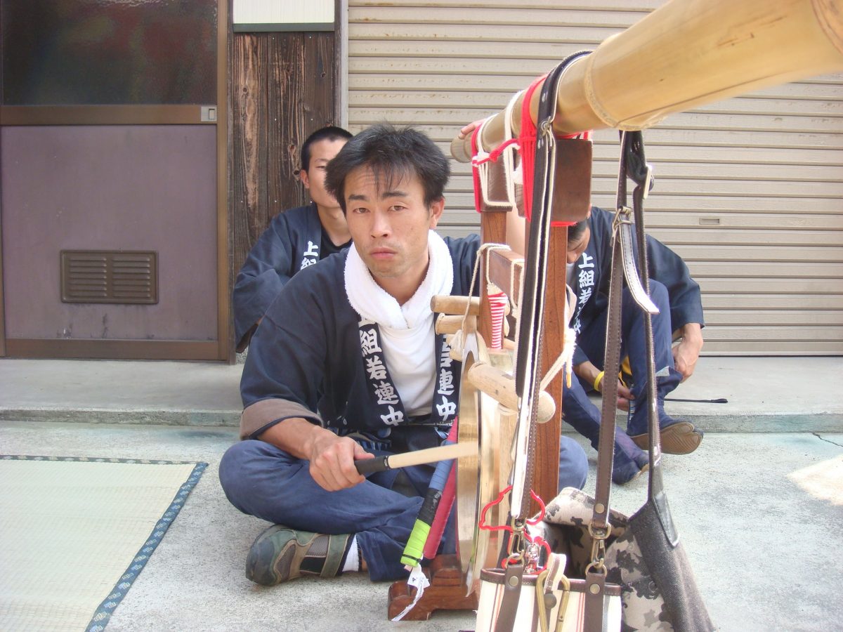 2008年 多度津町山階 秋祭り 村遣い 上小原獅子組