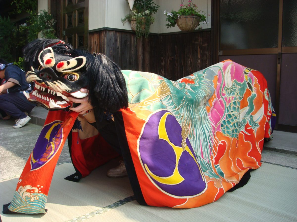 2008年 多度津町山階 秋祭り 村遣い 上小原獅子組