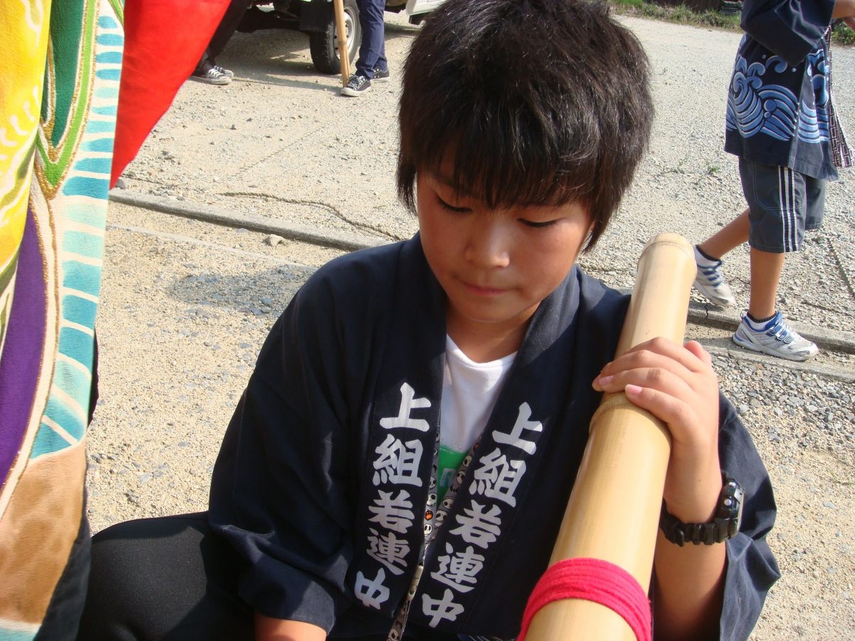 2008年 多度津町山階 秋祭り 村遣い 上小原獅子組