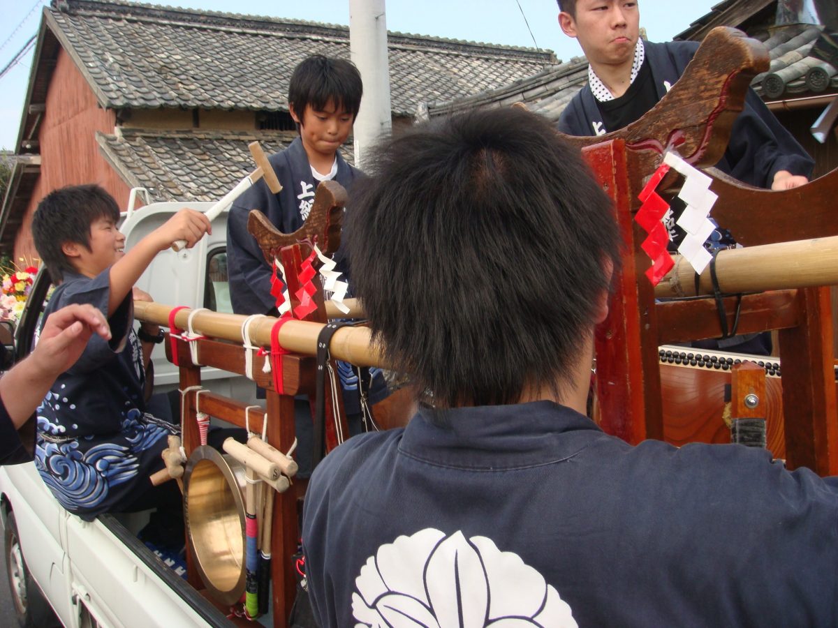 2008年 多度津町山階 秋祭り 村遣い 上小原獅子組
