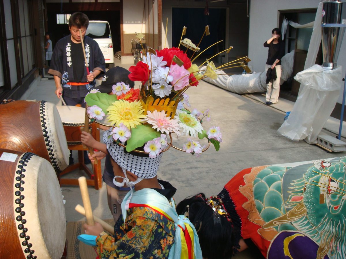 2008年 多度津町山階 秋祭り 村遣い 上小原獅子組
