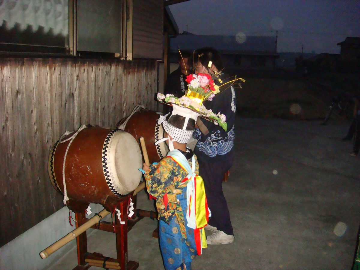 2008年 上小原獅子組 秋祭り 村遣い