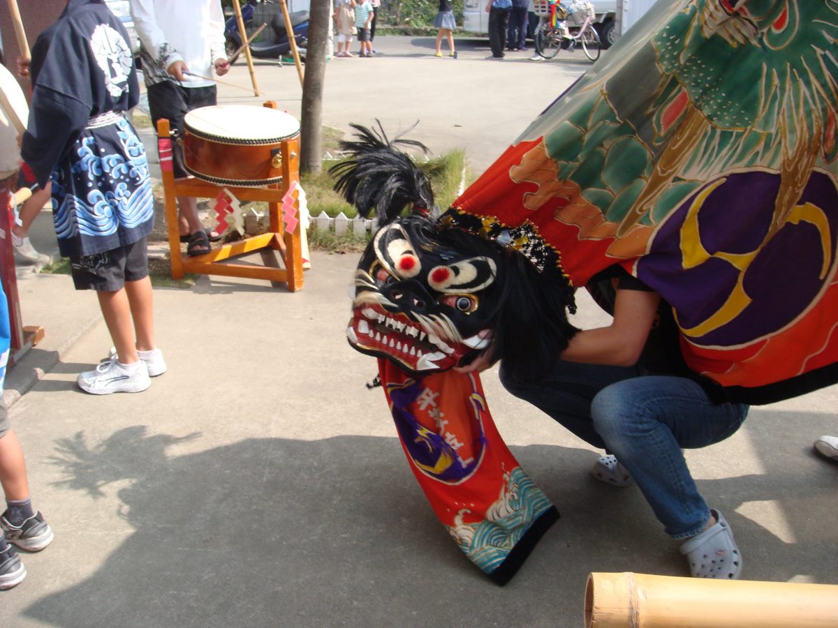 2009年 多度津町山階 秋祭り 村遣い 上小原獅子組