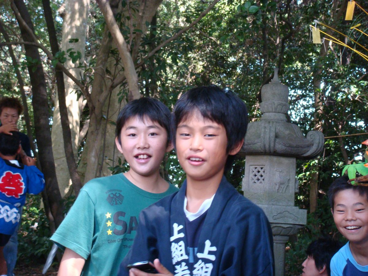 2009年 多度津町山階・春日神社 秋季例大祭 記念 上小原獅子組