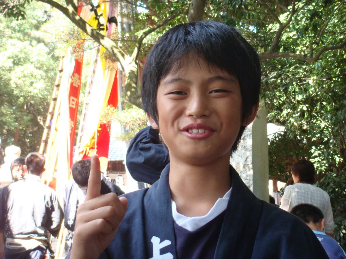 2009年 多度津町山階・春日神社 秋季例大祭 記念 上小原獅子組