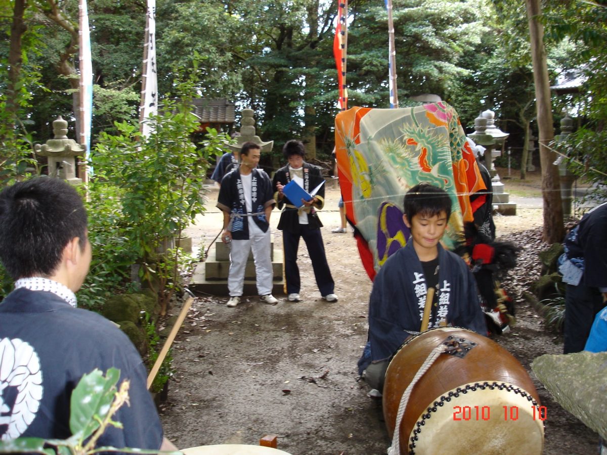 2010年 多度津町山階 秋祭り 小祭り 上小原獅子組