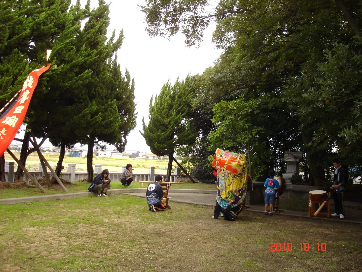 2010年 多度津町山階 秋祭り 小祭り 上小原獅子組