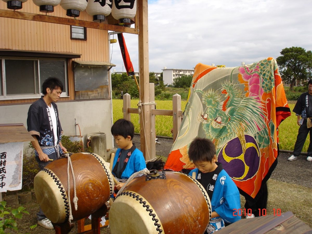 2010年 多度津町山階 秋祭り 小祭り 上小原獅子組