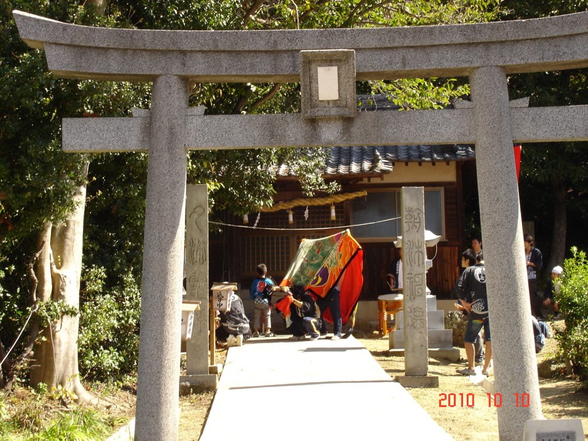 2010年 多度津町山階 秋祭り 小祭り 上小原獅子組