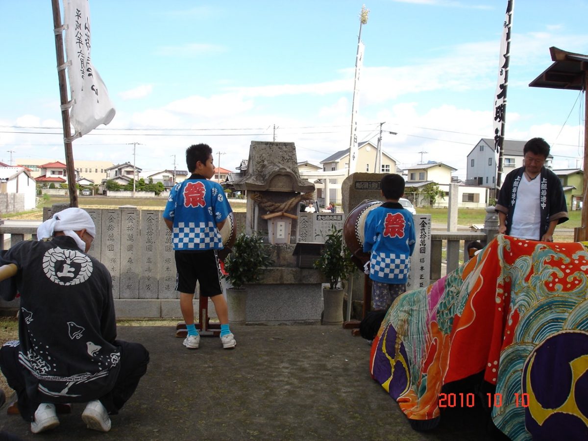 2010年 多度津町山階 秋祭り 小祭り 上小原獅子組