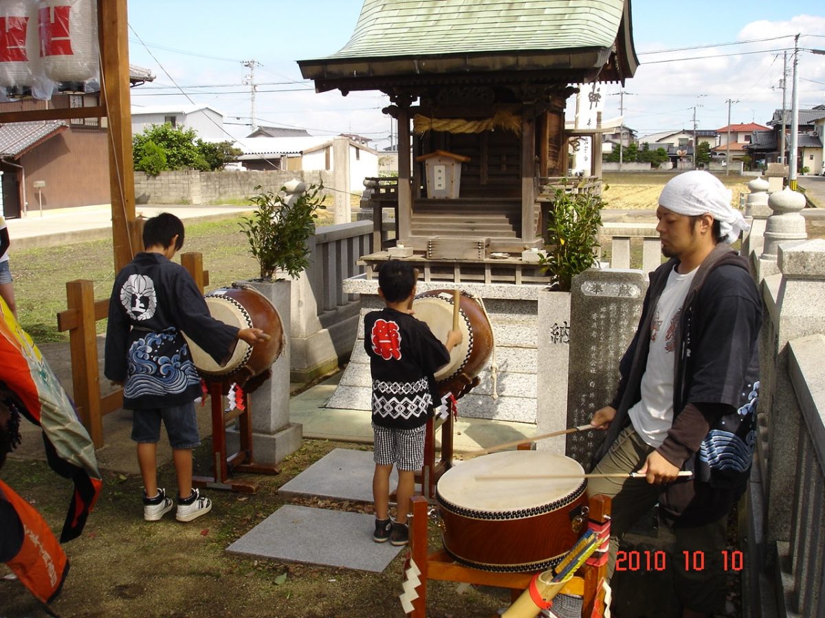 2010年 多度津町山階 秋祭り 小祭り 上小原獅子組