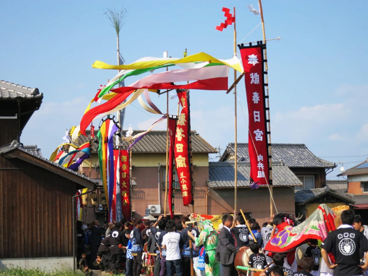 2012年 多度津町山階・春日神社 秋季例大祭 神輿休