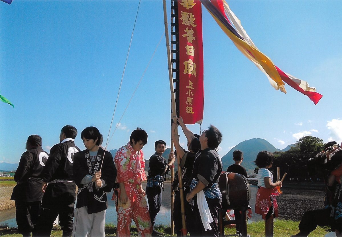 2013年 多度津町山階・藤波池 秋季例大祭 池まわり 上小原獅子組