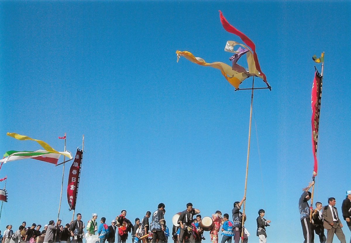 2013年 多度津町山階・藤波池 秋季例大祭 池まわり 上小原獅子組