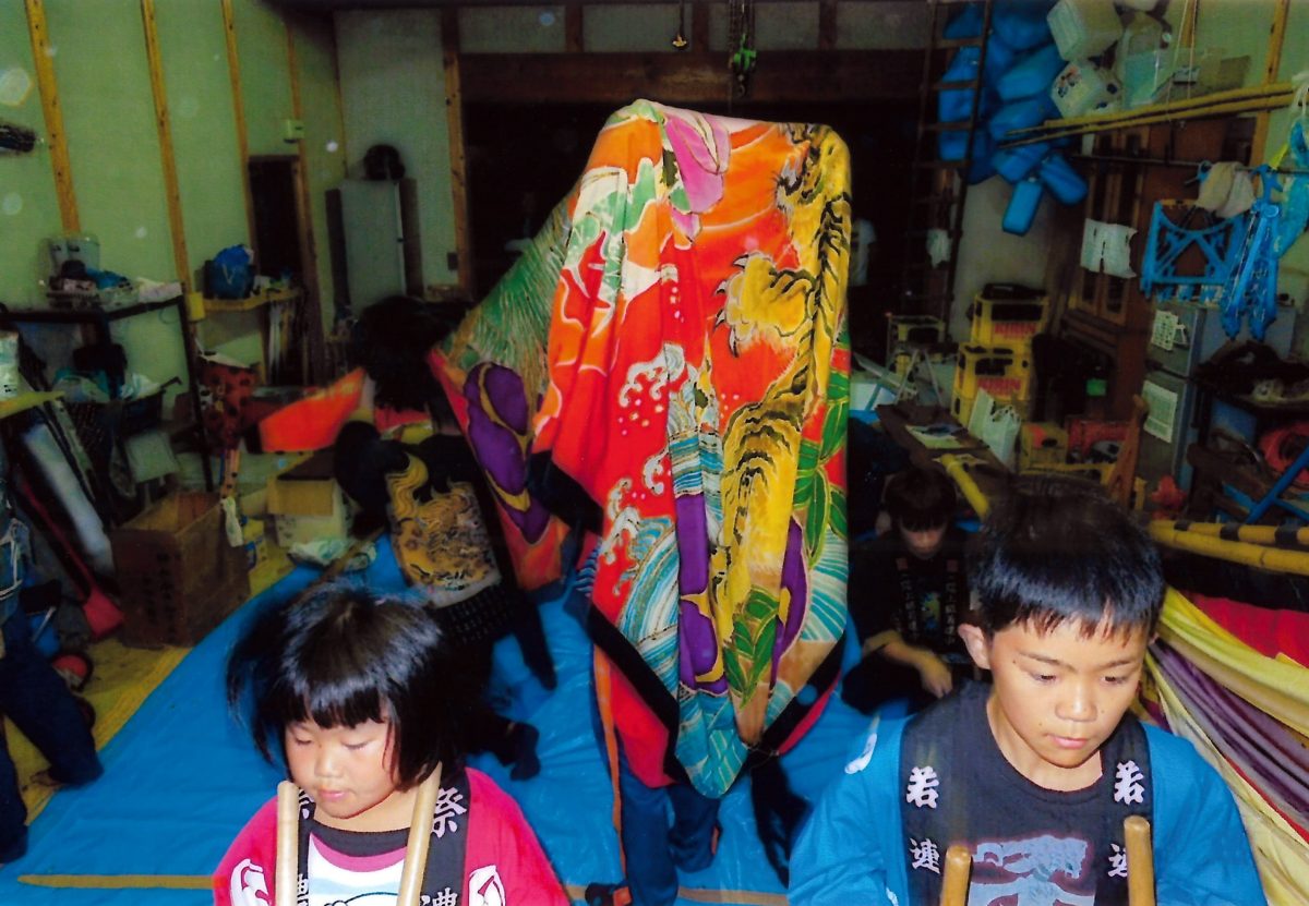 2013年 多度津町山階 秋祭り 当屋 上小原獅子組