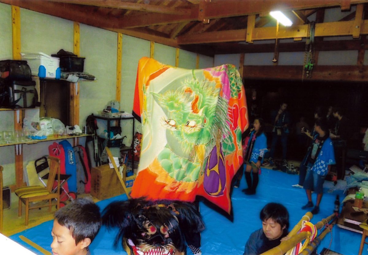 2013年 多度津町山階 秋祭り 当屋 上小原獅子組