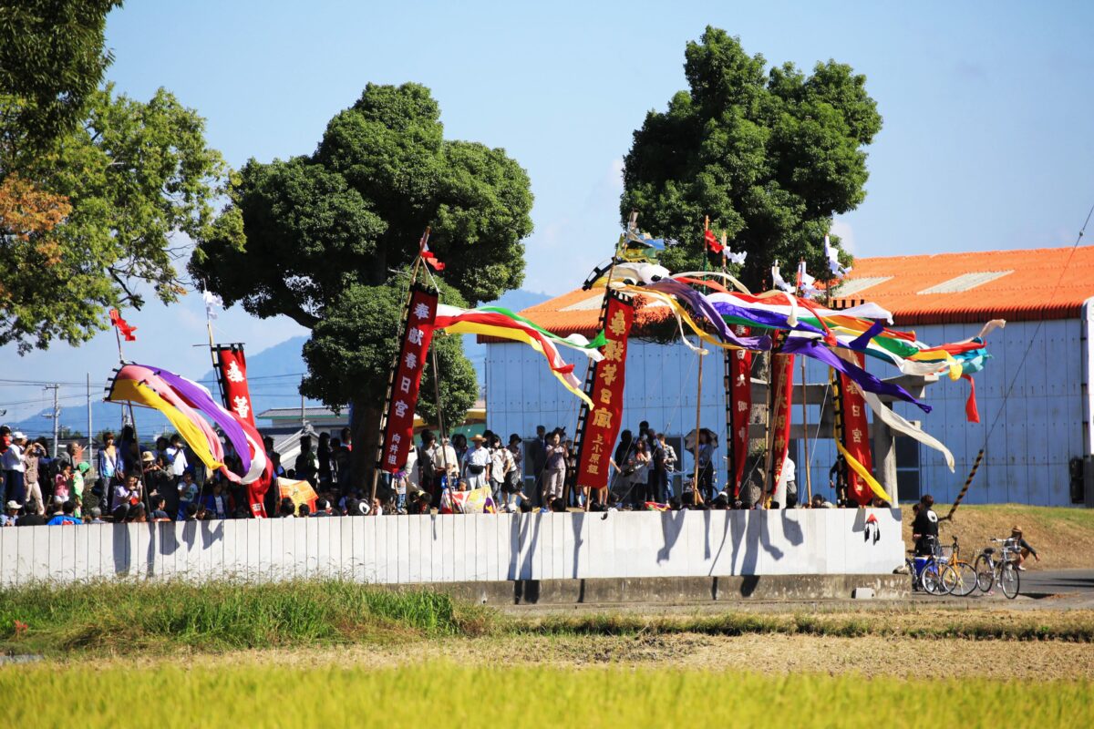 2013年 多度津町山階・春日神社 秋季例大祭 傘揃え
