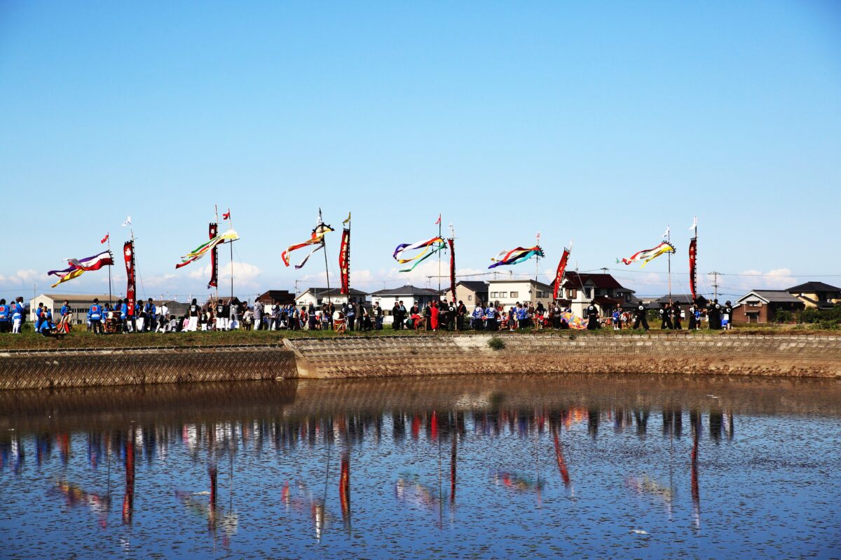 2013年 多度津町山階・藤波池 秋季例大祭 池まわり