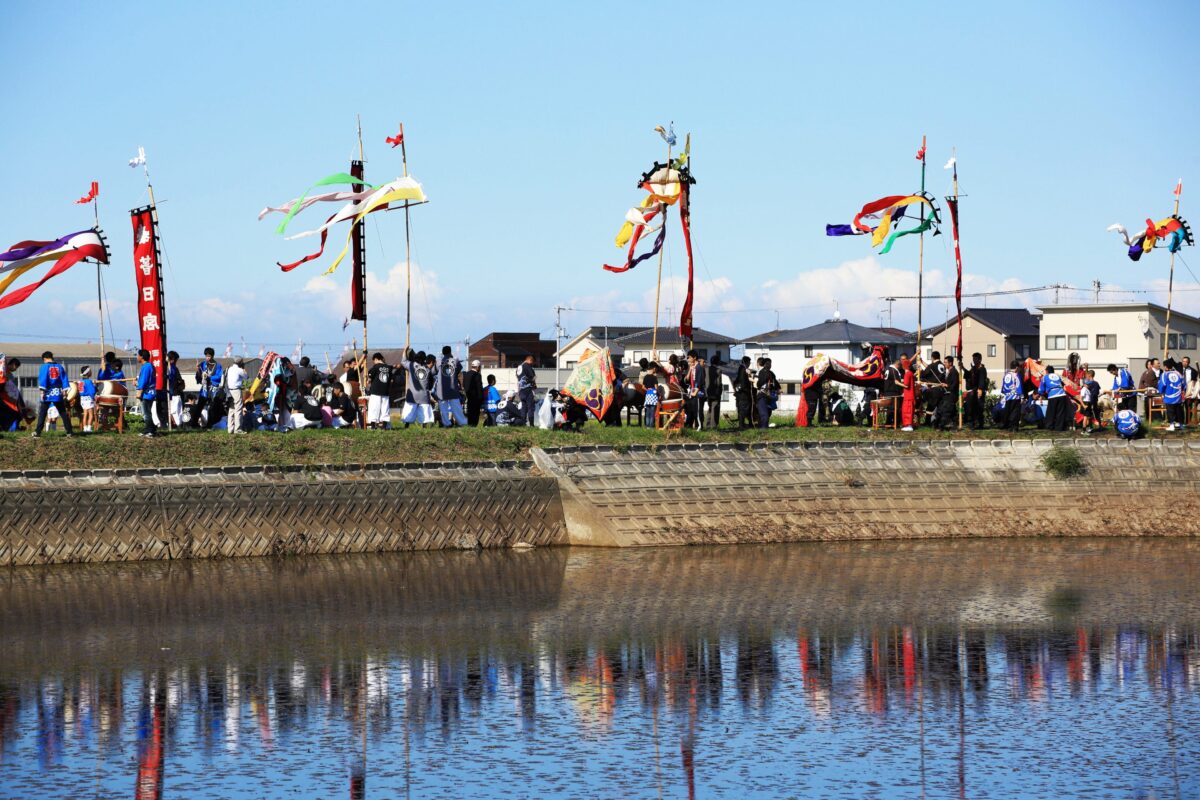 2013年 多度津町山階・藤波池 秋季例大祭 池まわり