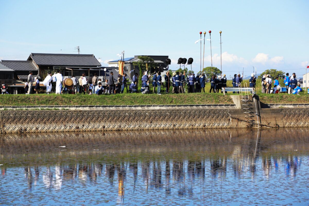 2013年 多度津町山階・藤波池 秋季例大祭 池まわり