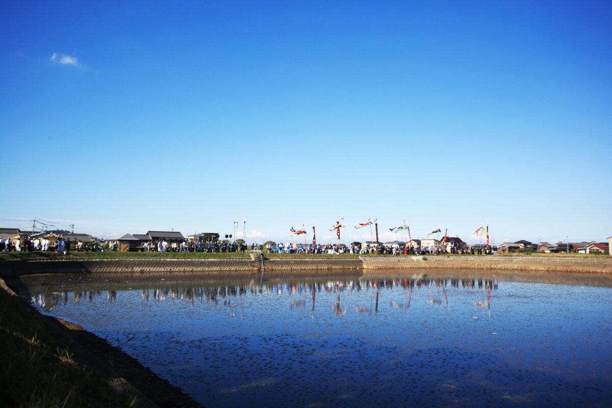 2013年 多度津町山階・藤波池 秋季例大祭 池まわり