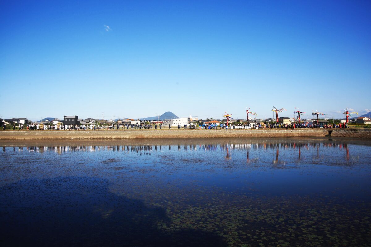 2013年 多度津町山階・藤波池 秋季例大祭 池まわり