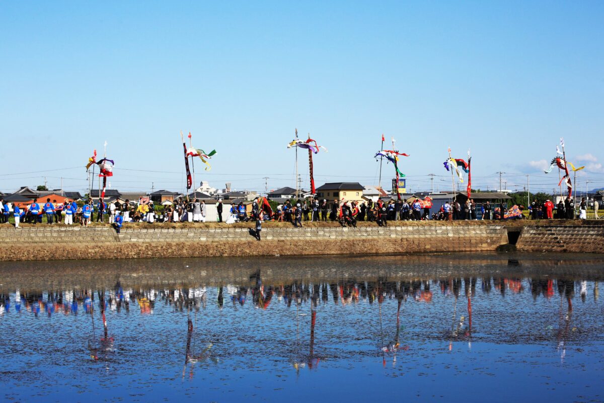 2013年 多度津町山階・藤波池 秋季例大祭 池まわり