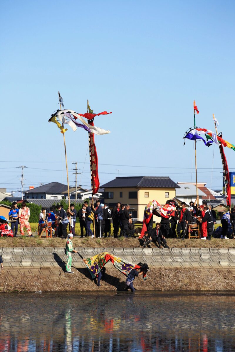 2013年 多度津町山階・藤波池 秋季例大祭 池まわり