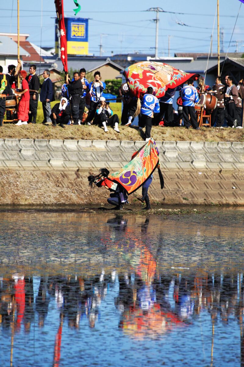 2013年 多度津町山階・藤波池 秋季例大祭 池まわり