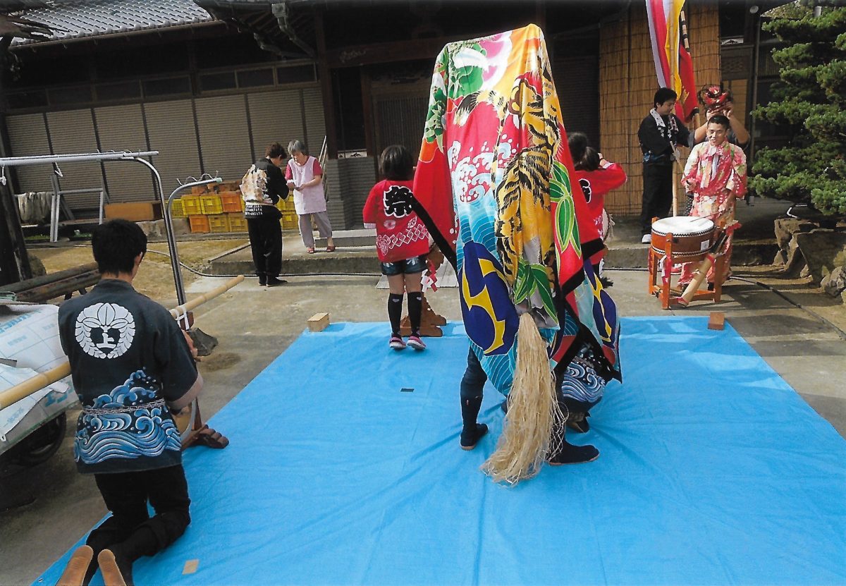 2014年 多度津町山階 秋祭り 村遣い 上小原獅子組