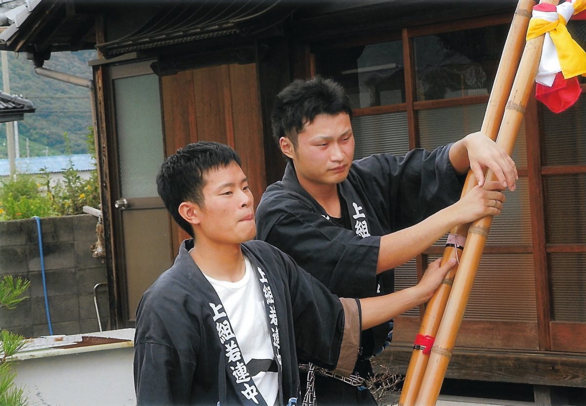 2014年 多度津町山階 秋祭り 村遣い 上小原獅子組