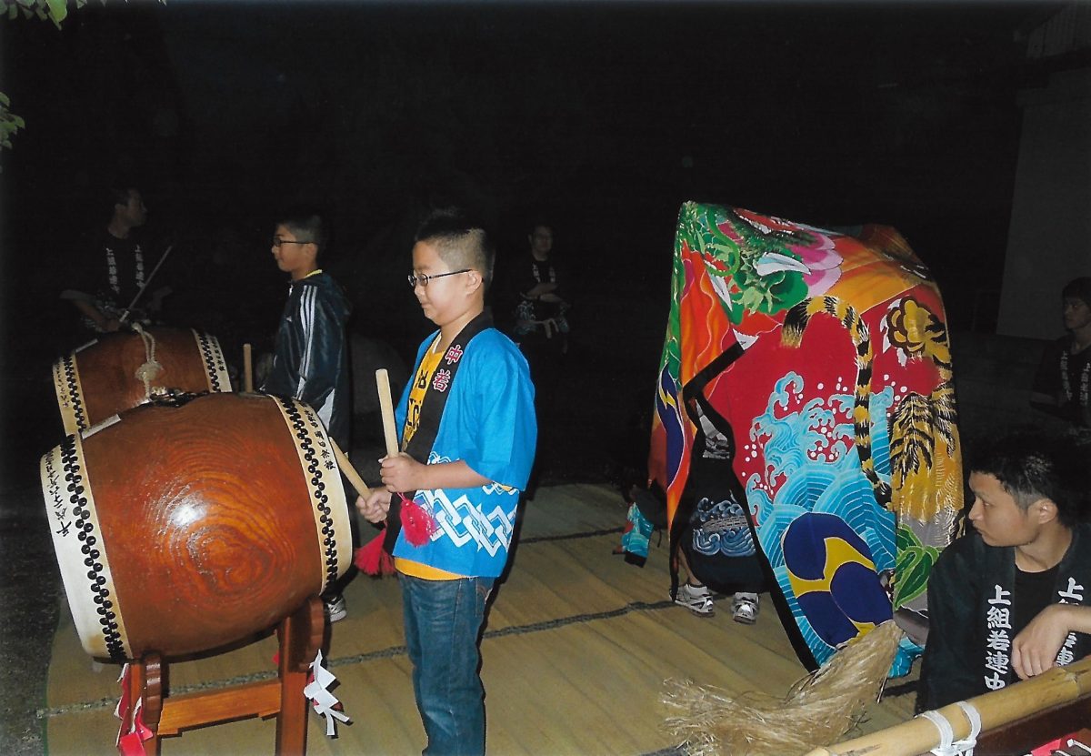 2014年 多度津町山階 秋祭り 村遣い 上小原獅子組