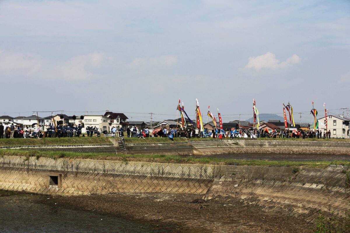 2015年 多度津町山階・藤波池 秋季例大祭 池まわり