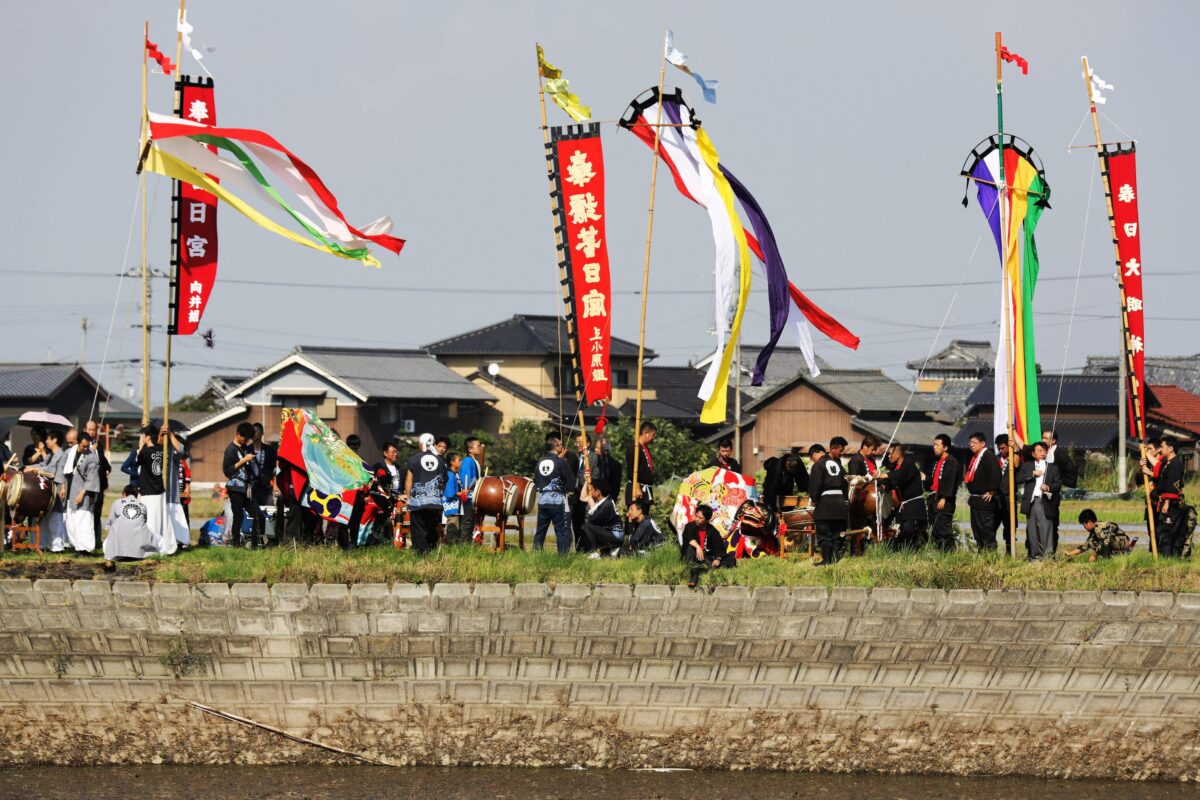 2015年 多度津町山階・藤波池 秋季例大祭 池まわり
