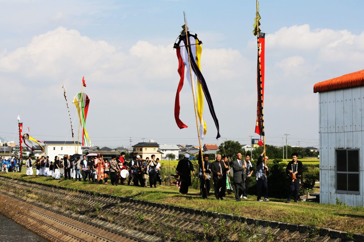 2015年 多度津町山階・藤波池 秋季例大祭 池まわり