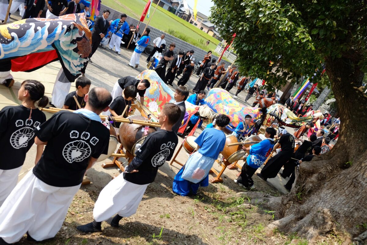 2016年 多度津町山階・春日神社 秋季例大祭 傘揃え