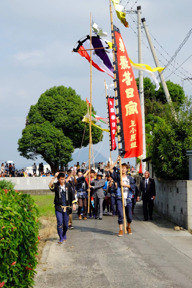 2016年 多度津町山階・春日神社 秋季例大祭 神幸 上小原獅子組