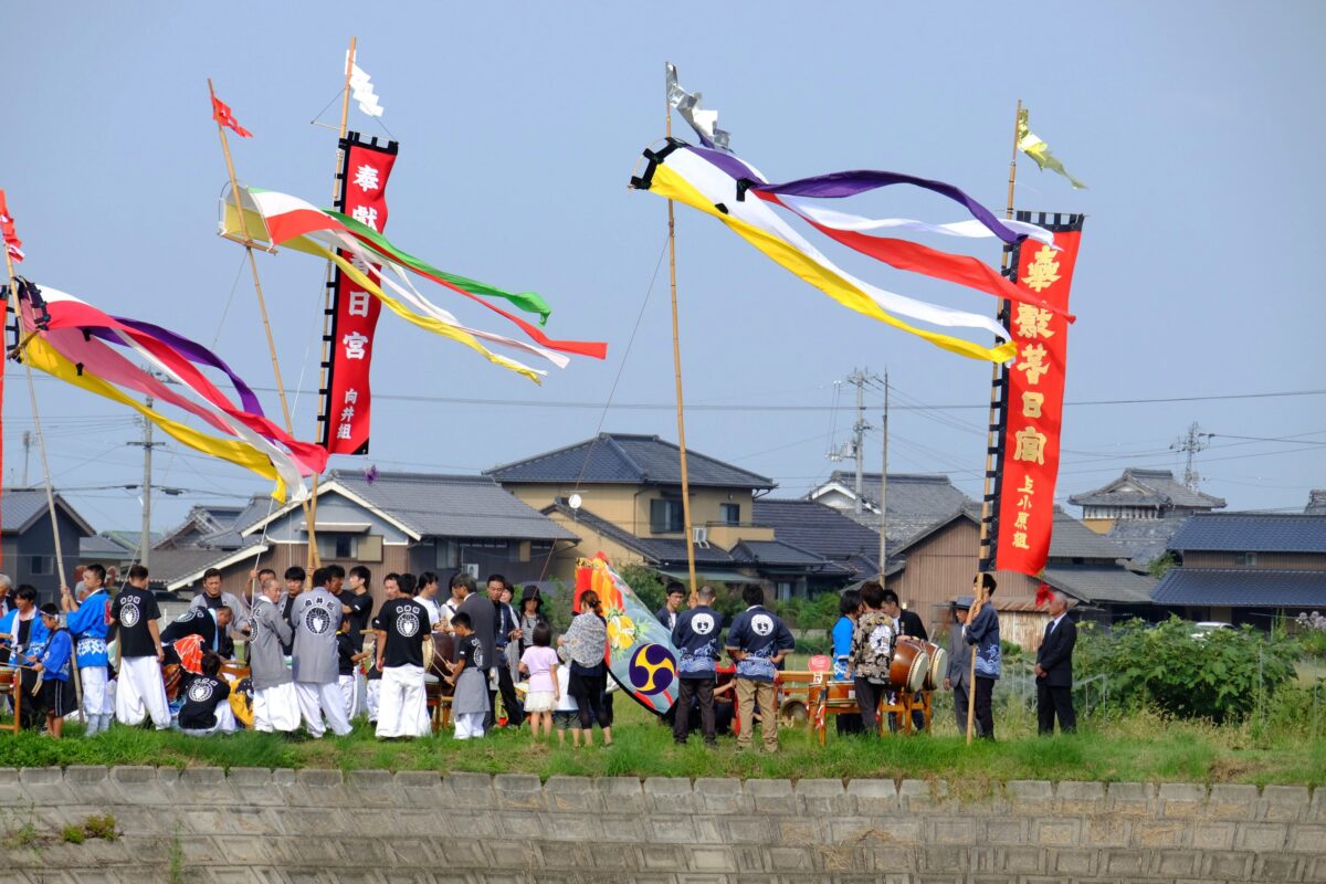 2016年 多度津町山階・藤波池 秋季例大祭 池まわり