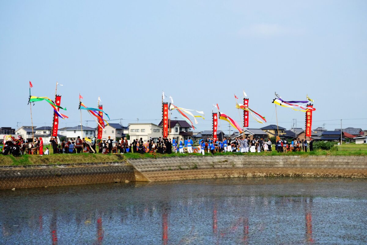 2016年 多度津町山階・藤波池 秋季例大祭 池まわり