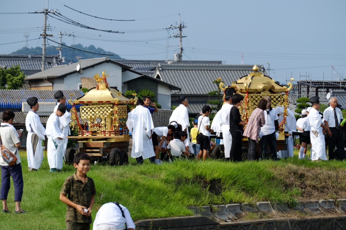 2016年 多度津町山階・藤波池 秋季例大祭 池まわり