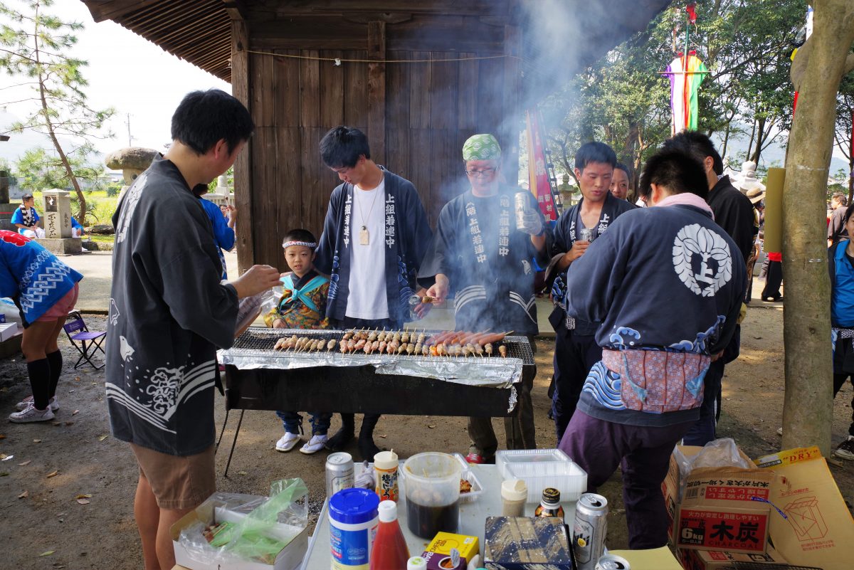 2016年 多度津町山階・春日神社 秋季例大祭 記念 上小原獅子組