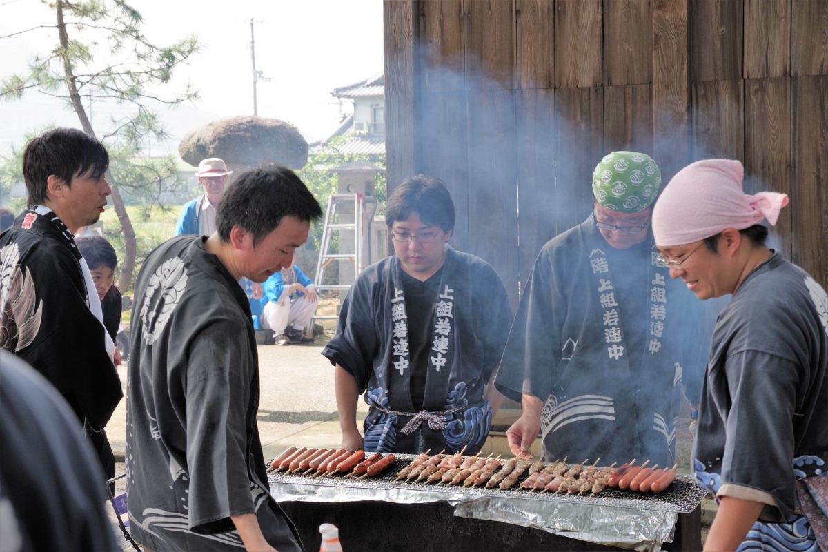 2016年 多度津町山階・春日神社 秋季例大祭 記念 上小原獅子組