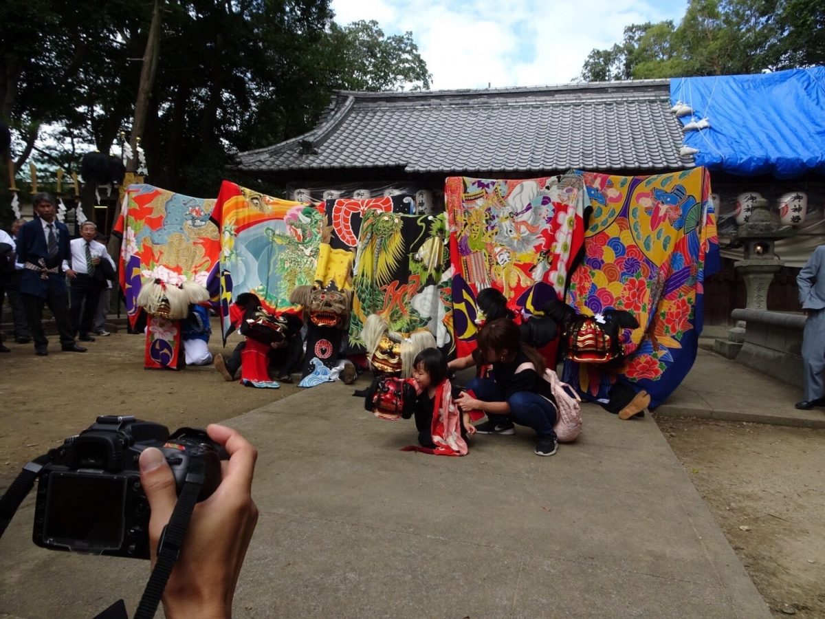 2018年 多度津町山階・春日神社 秋季例大祭 記念 山階獅子組