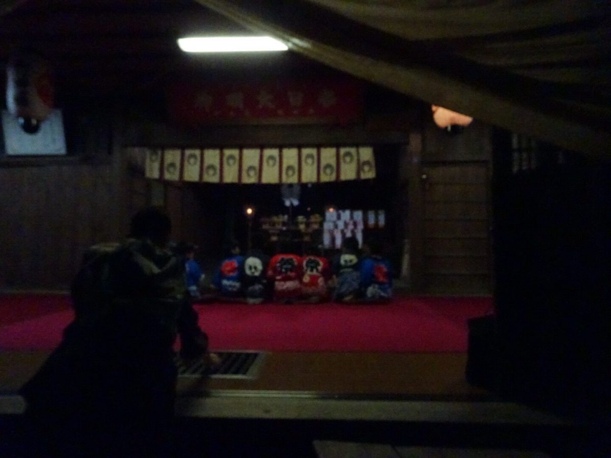 2018年 多度津町山階・春日神社 秋祭り 記念 上小原獅子組
