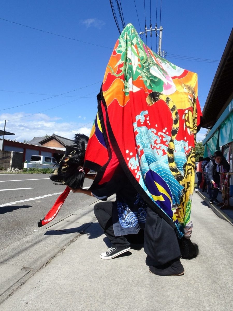 2018年 亀山酒店 秋祭り ヘンド獅子 上小原獅子組