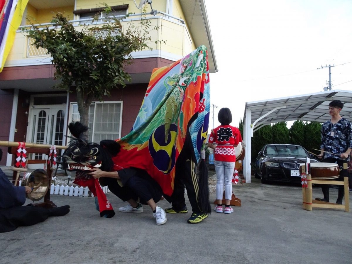 2018年 多度津町山階 秋祭り 村遣い 上小原獅子組